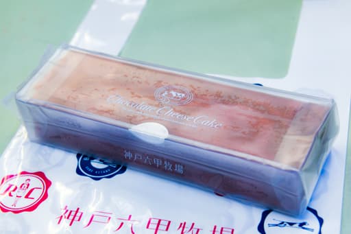 チョコレートチーズケーキ外箱